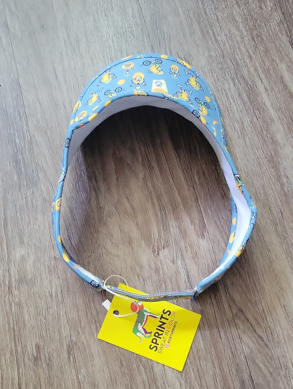NWT Sprints Visor Potatoes French Fries Unisex One Size Kitsch Summer Athletic